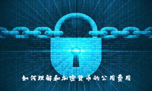 如何理解和加密货币的公用费用
